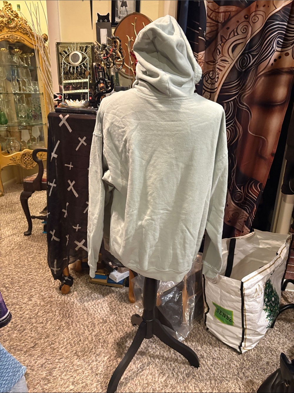 Pink Floyd Light Gray Hoodie with Prism Logo - Picture 2 of 2